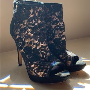VIA SPIGA vintage lace heels 7.5